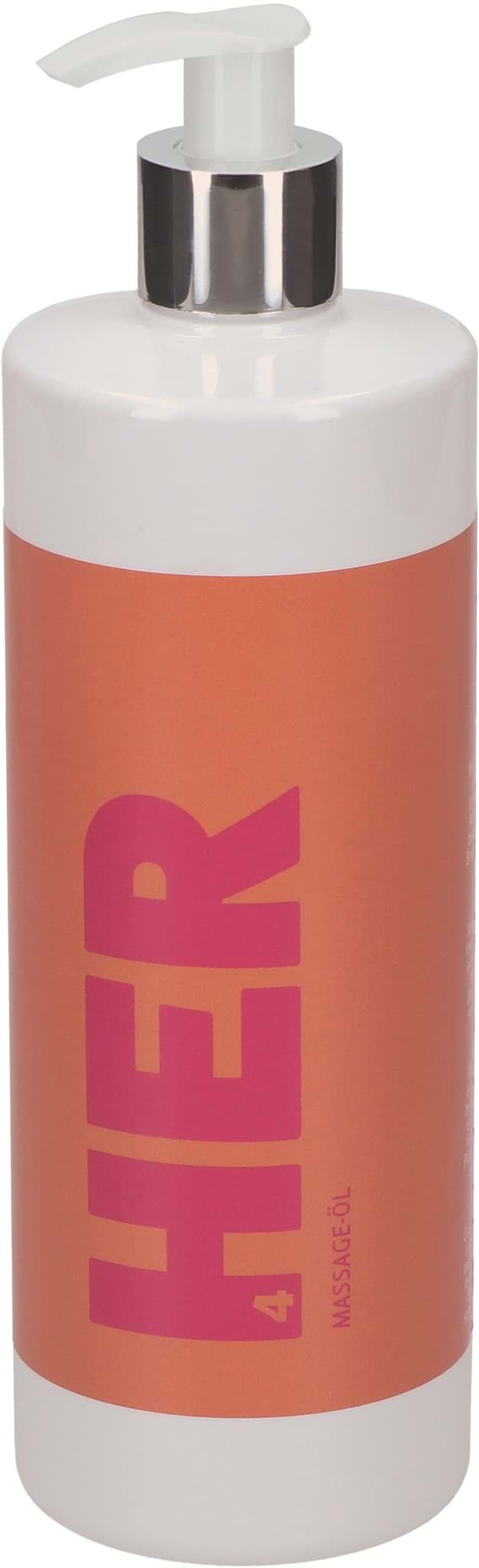 Massage Öl 4 Her 500 ml + Spender
